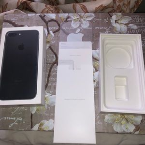 Apple iPhone 7+ Black Empty Box. Original Retail.